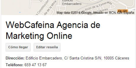 geolocalización web