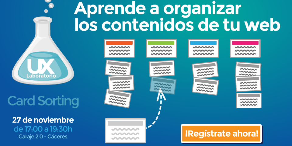 Card Sorting – webcafeina sesión de card sorting webcafeina
